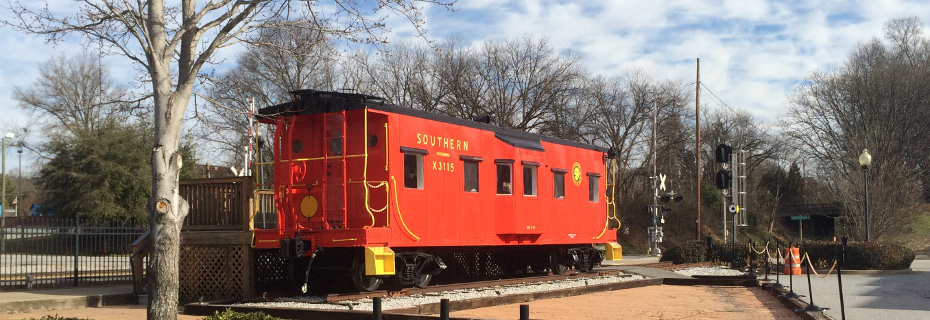Southern Railway Caboose X-3115 at Magnolia Street
