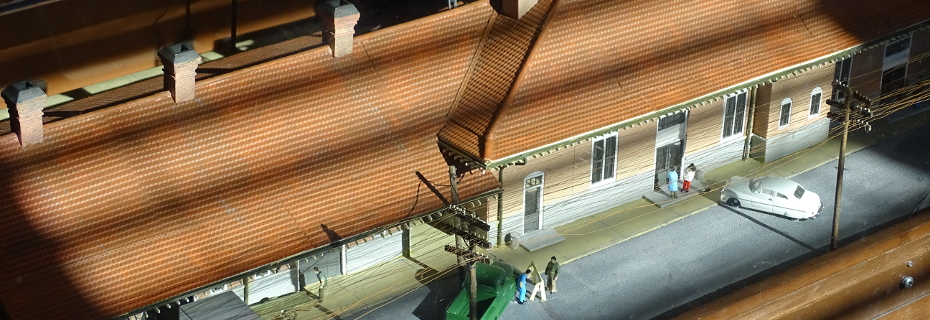 The Museum has a model of the Depot as it looked in the 1950s