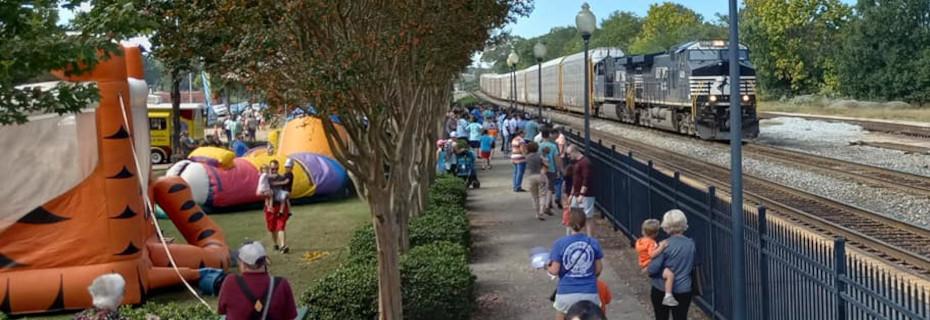 Our annual Train Day event attracts hundreds of visitors